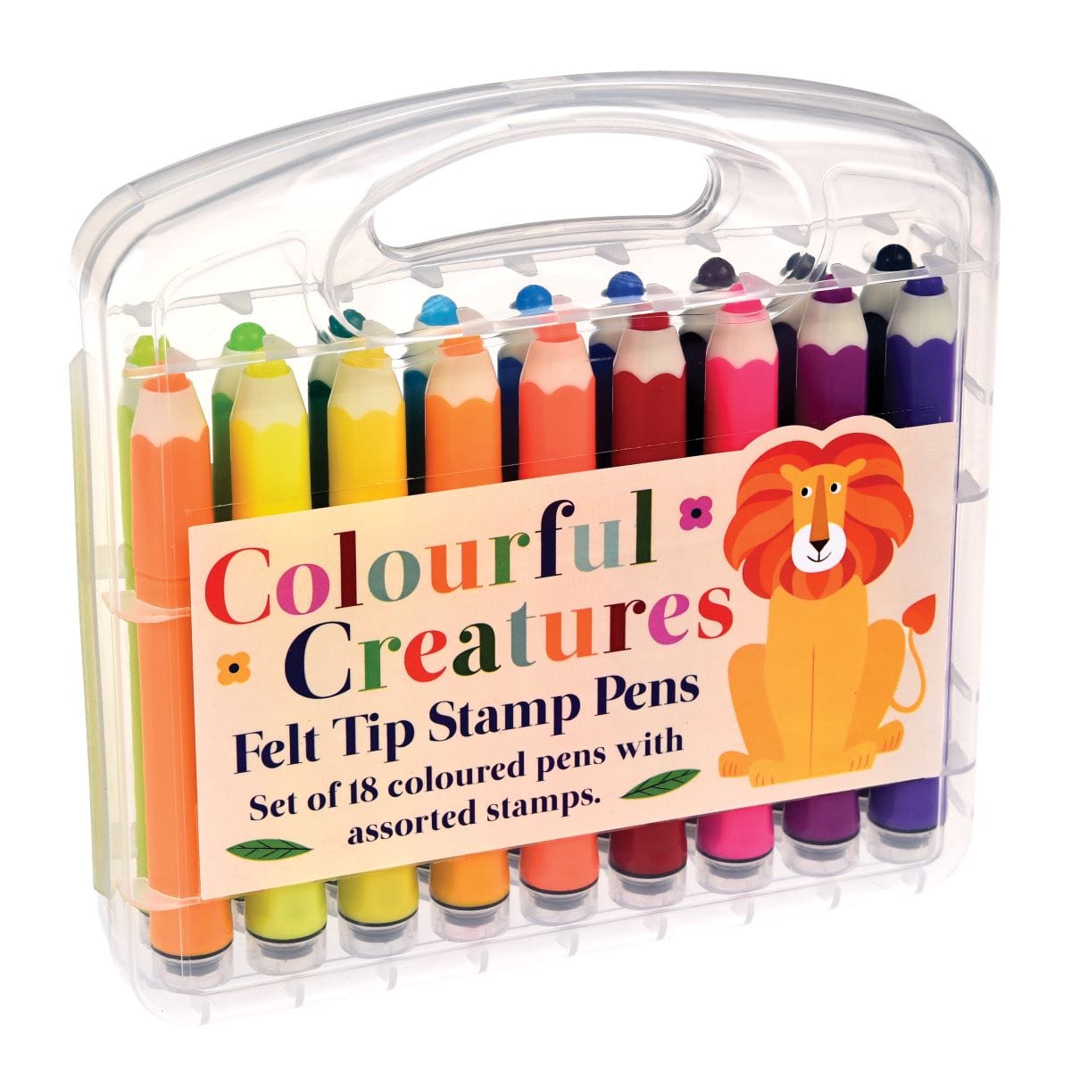 Rex London Toys Colourful Creatures Felt Tip Stamp Pens