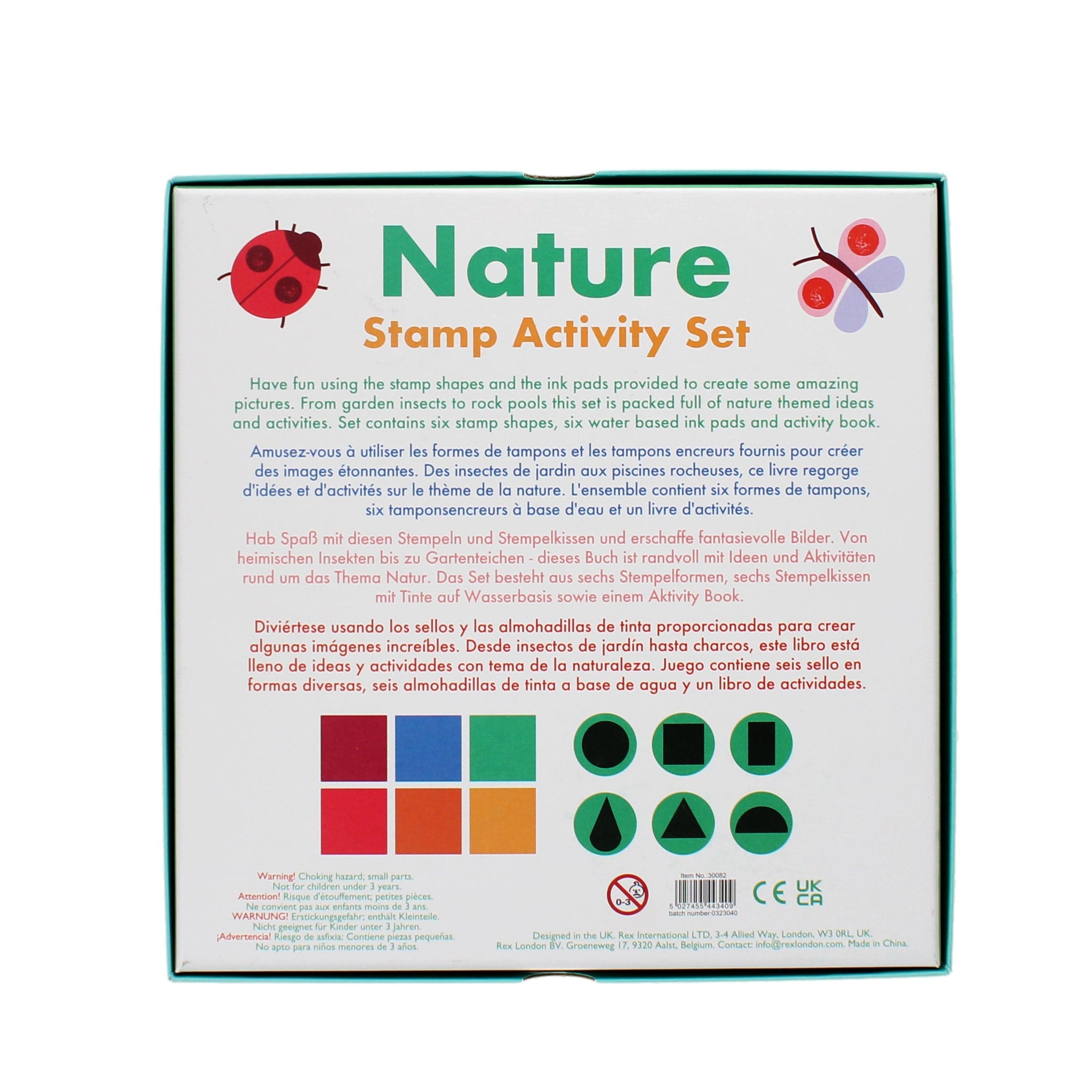Rex London Toys Nature Stamp Activity Set
