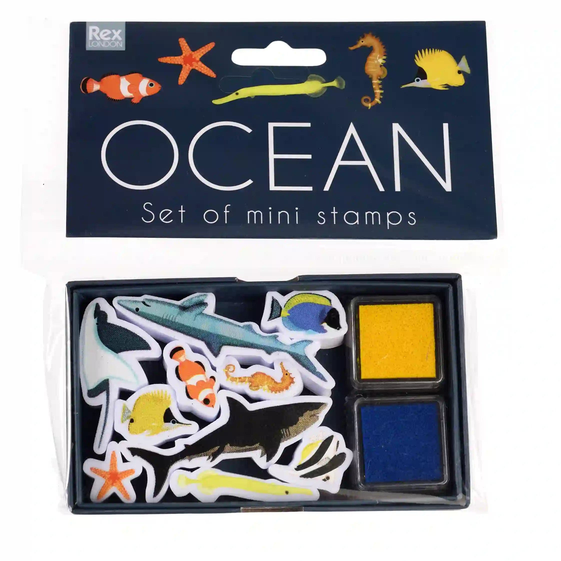 Rex London Toys Ocean Set Of Mini Stamps