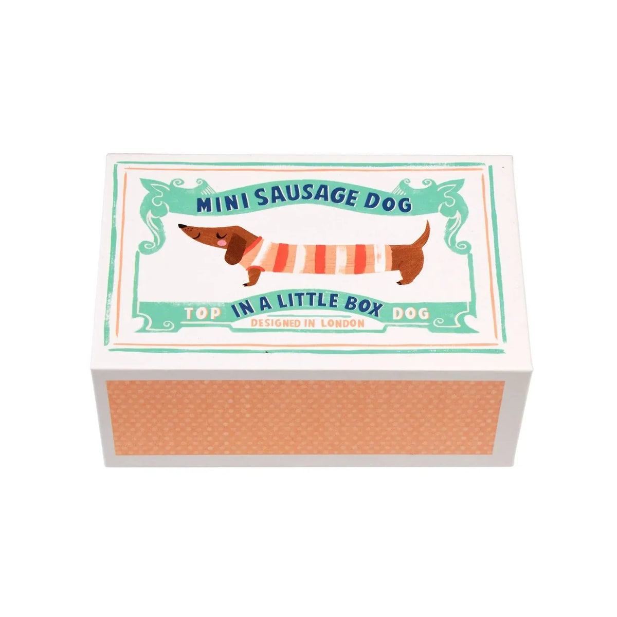 Rex London Toys Soft Mini Sausage Dog In A Little Box