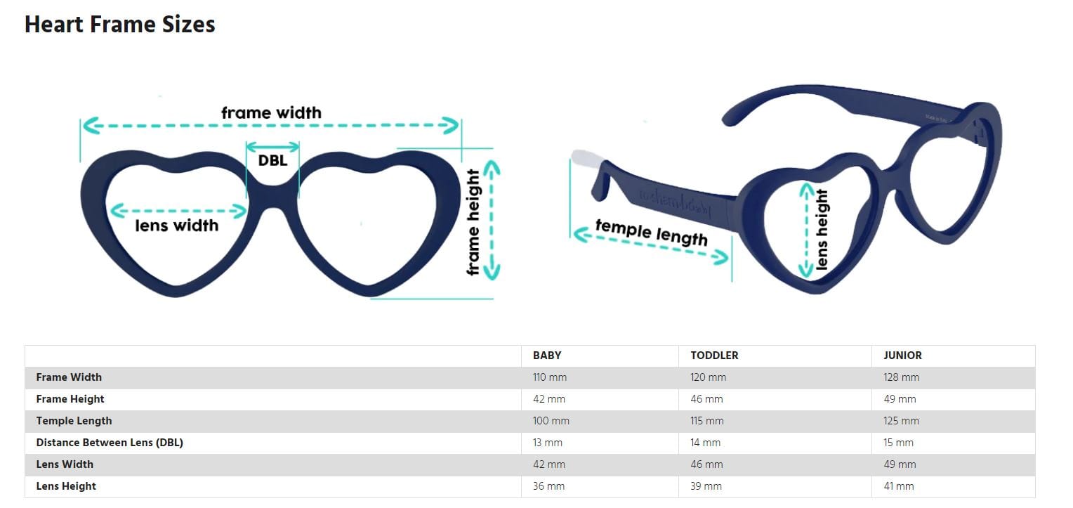 Ro.Sham.Bo Accessory Sunglasses Hearts Shades with Grey Lens - Baby