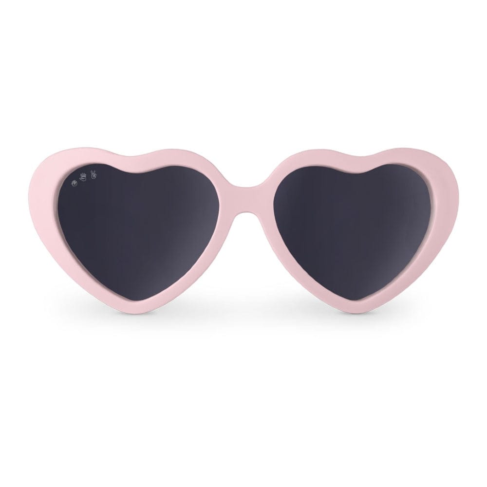 Ro.Sham.Bo Accessory Sunglasses Peach Topanga Hearts Shades with Grey Lens - Baby