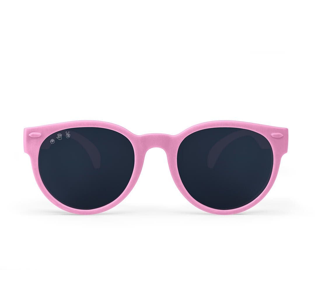 Ro.Sham.Bo Accessory Sunglasses Popple Light Pink Round Junior Shades w Black Lens