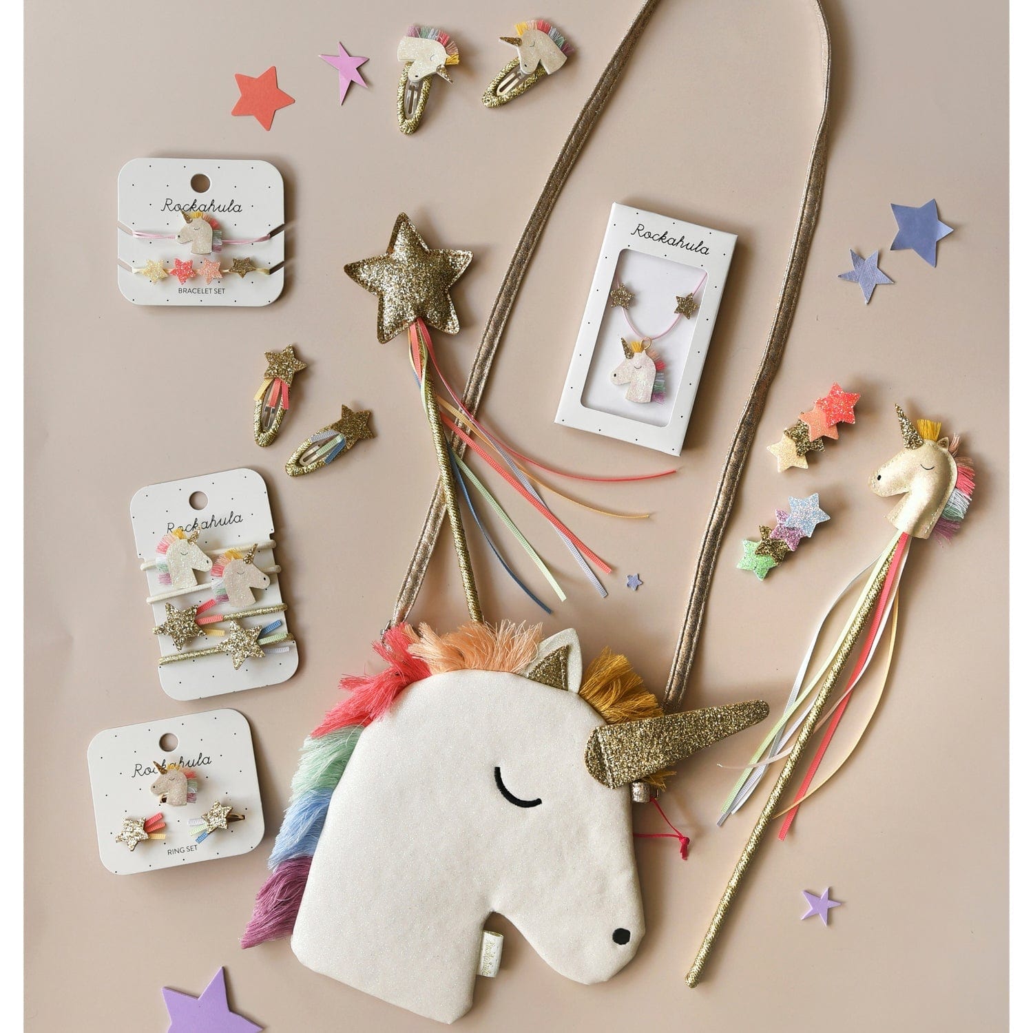 Rockahula Kids Girls Accessory Rainbow Star Wand