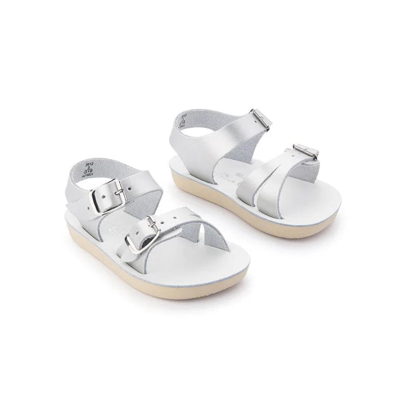 Salt Water Baby Shoes Salt Water Sun-San Sea Wee - Silver