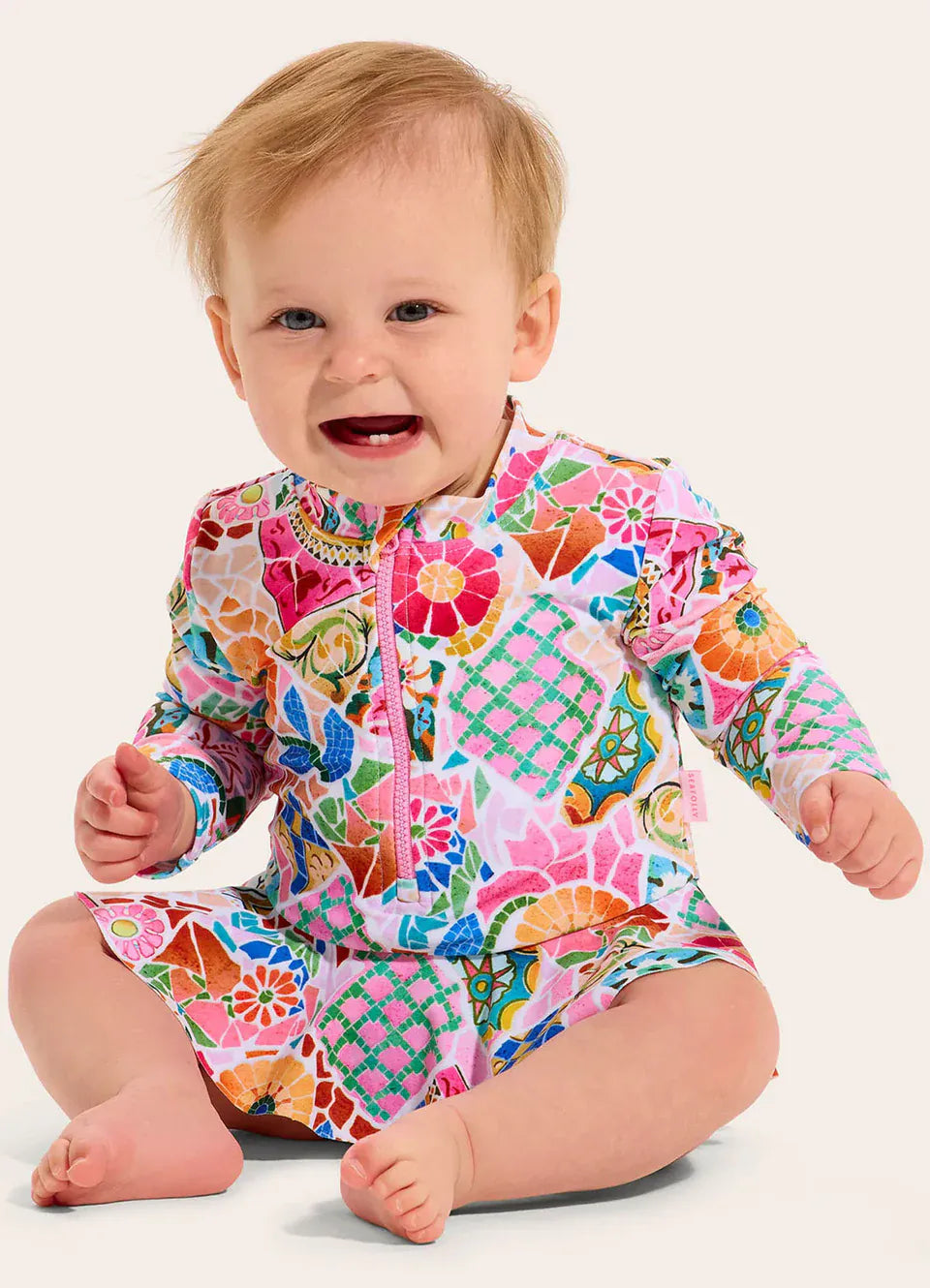 Seafolly Girls Swimwear Beach Boheme Frill Sunsuit