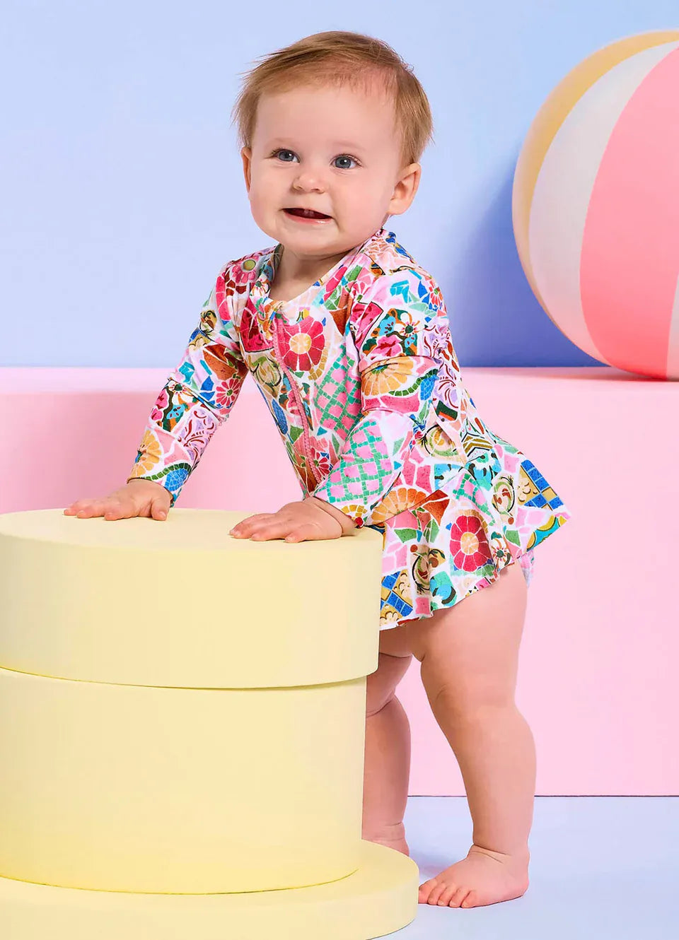 Seafolly Girls Swimwear Beach Boheme Frill Sunsuit