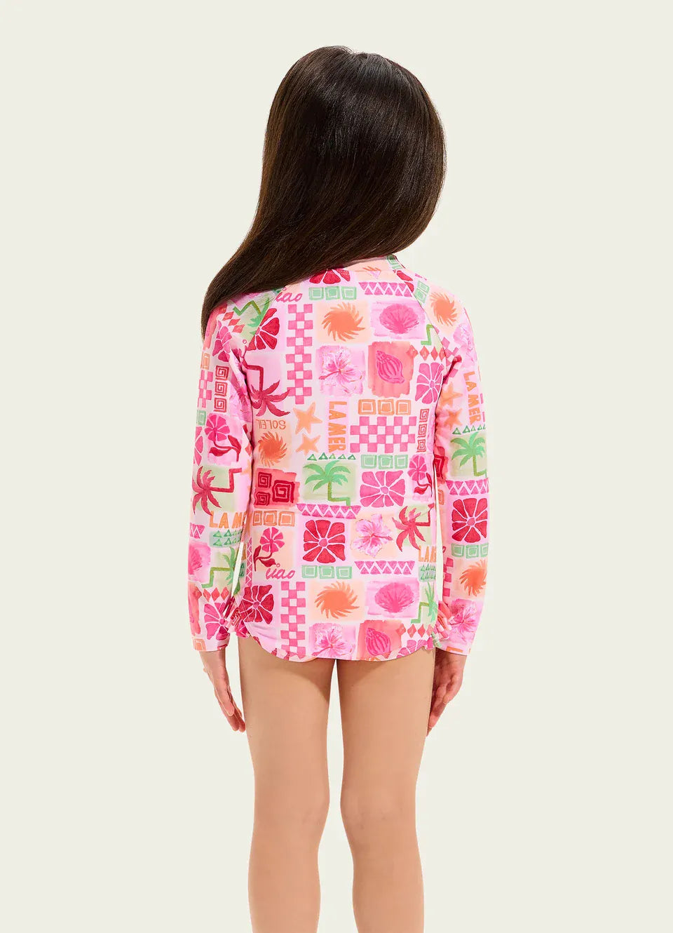 Seafolly Girls Swimwear Summer Paradise Paddlesuit