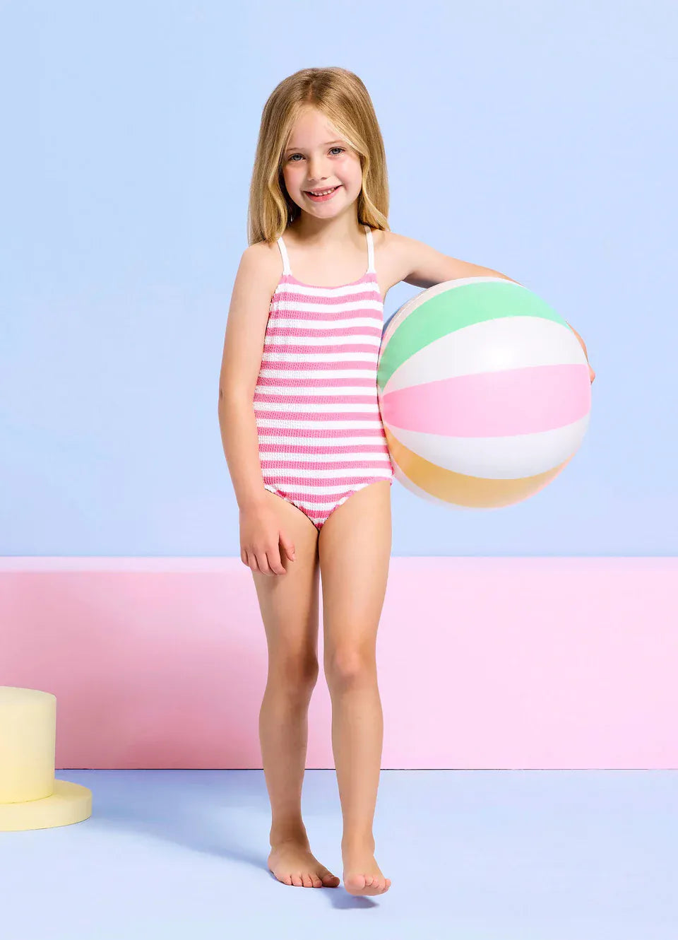 Seafolly Girls Swimwear Texture One Piece Swimsuit