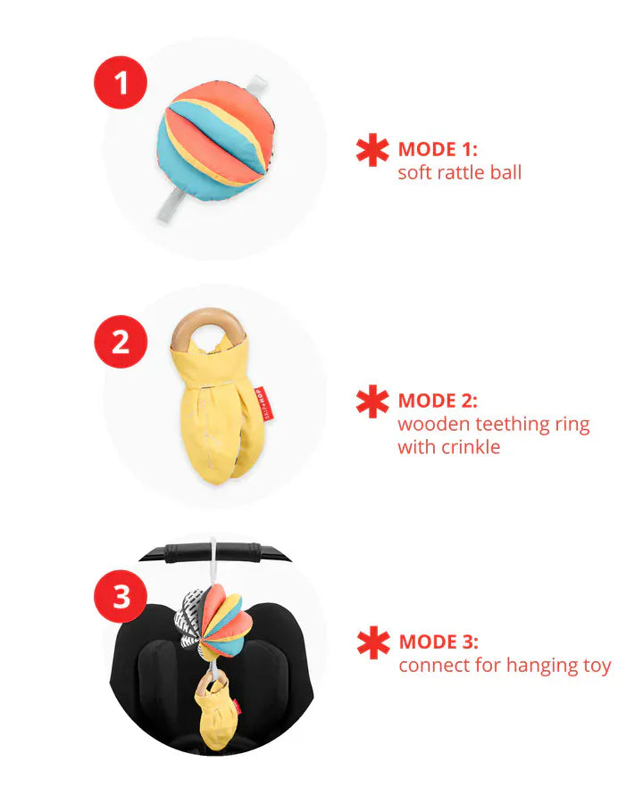 Skip Hop Toys Discoverosity 3-in-1 Classic Stroller Toy