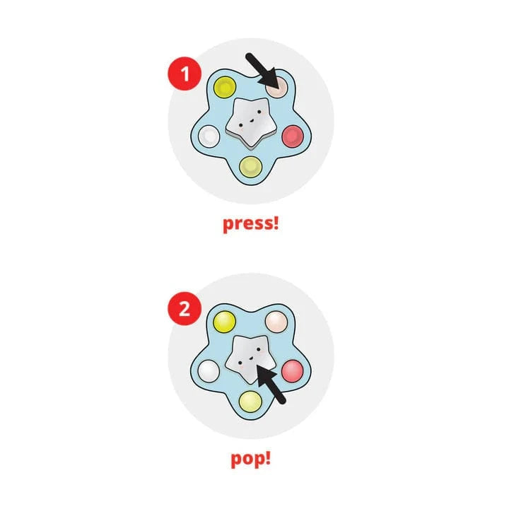 Skip Hop Toys Silver Lining Cloud Pop Star Sensory Toy