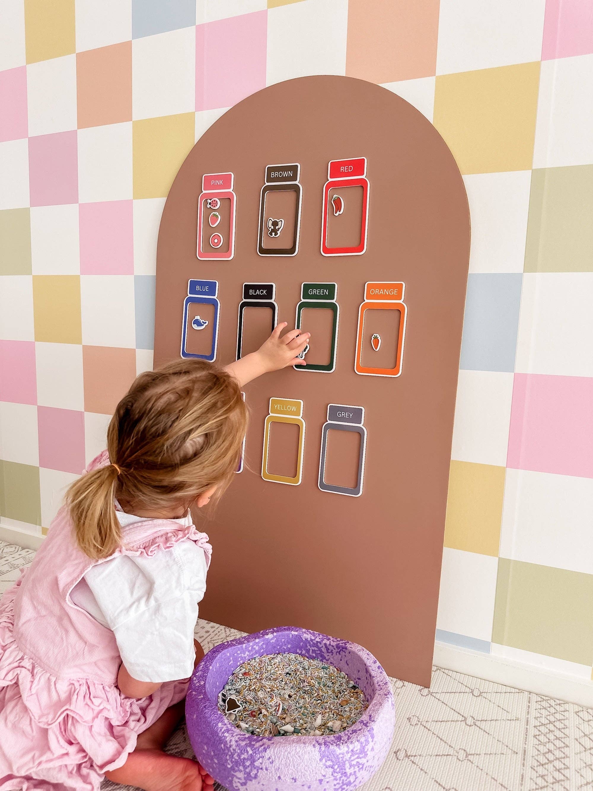 Smartypals Toys Magnetic Colour Sorting Jars | Montessori Sorting Jars
