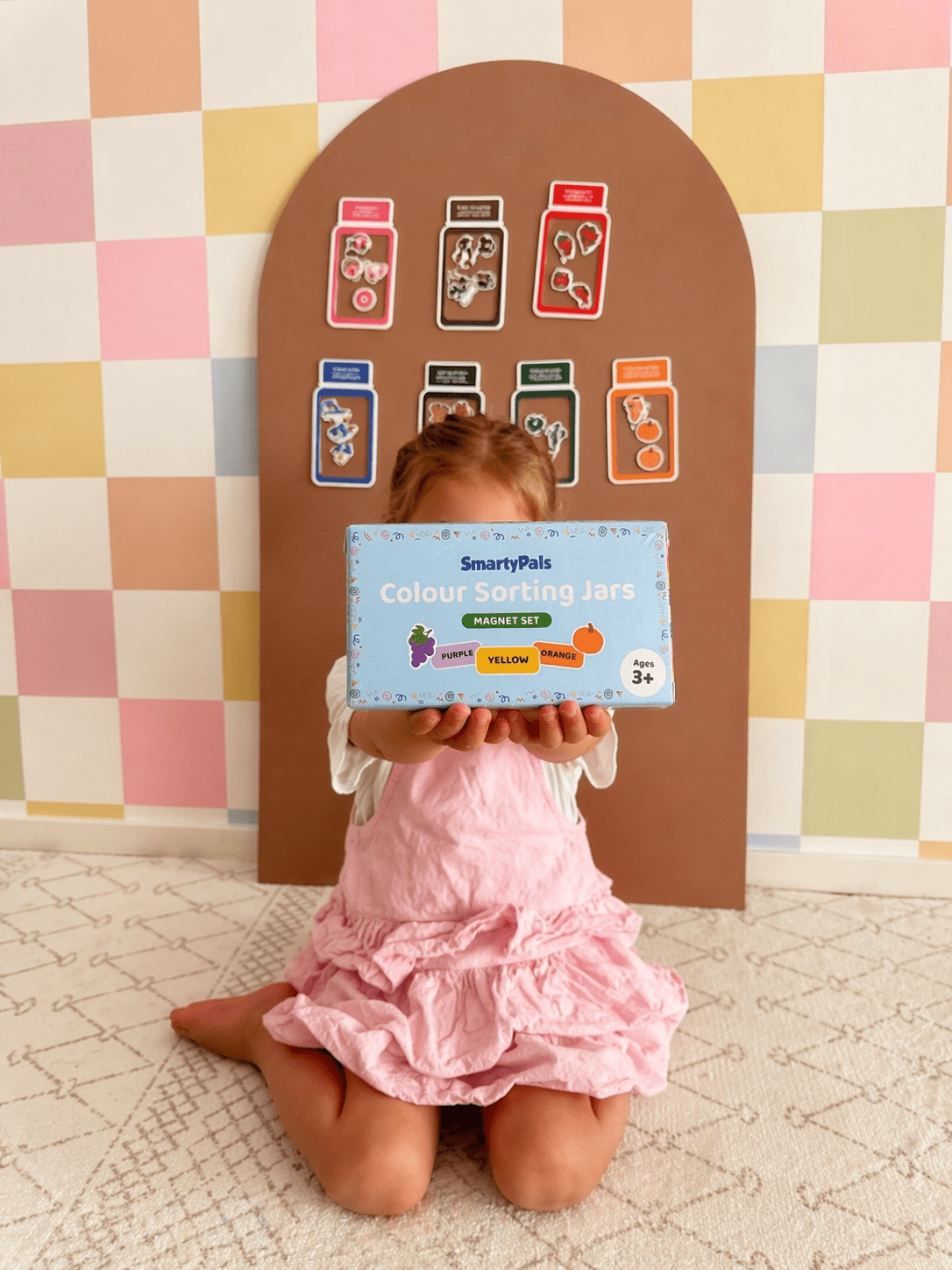 Smartypals Toys Magnetic Colour Sorting Jars | Montessori Sorting Jars