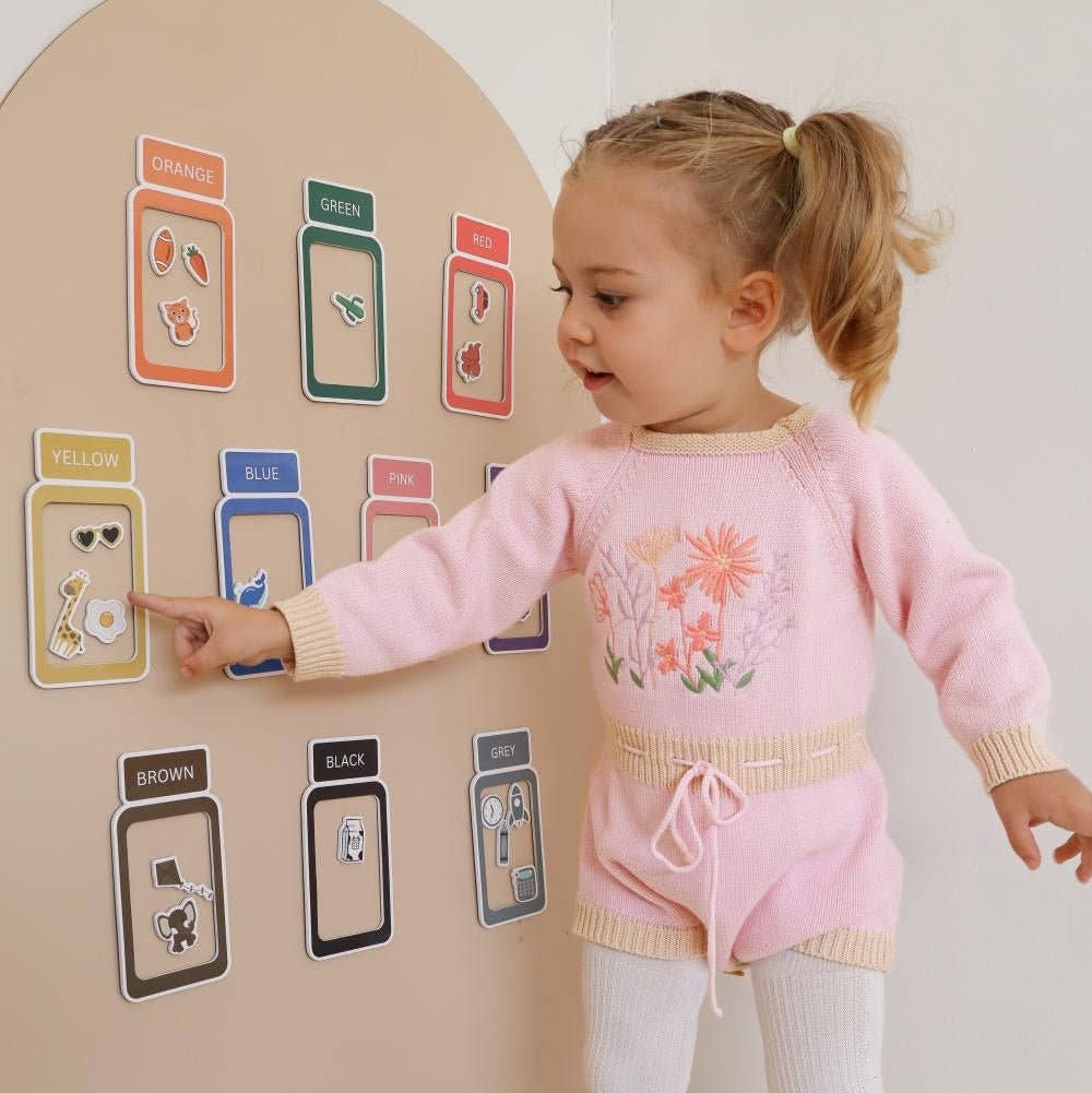 Smartypals Toys Magnetic Colour Sorting Jars | Montessori Sorting Jars