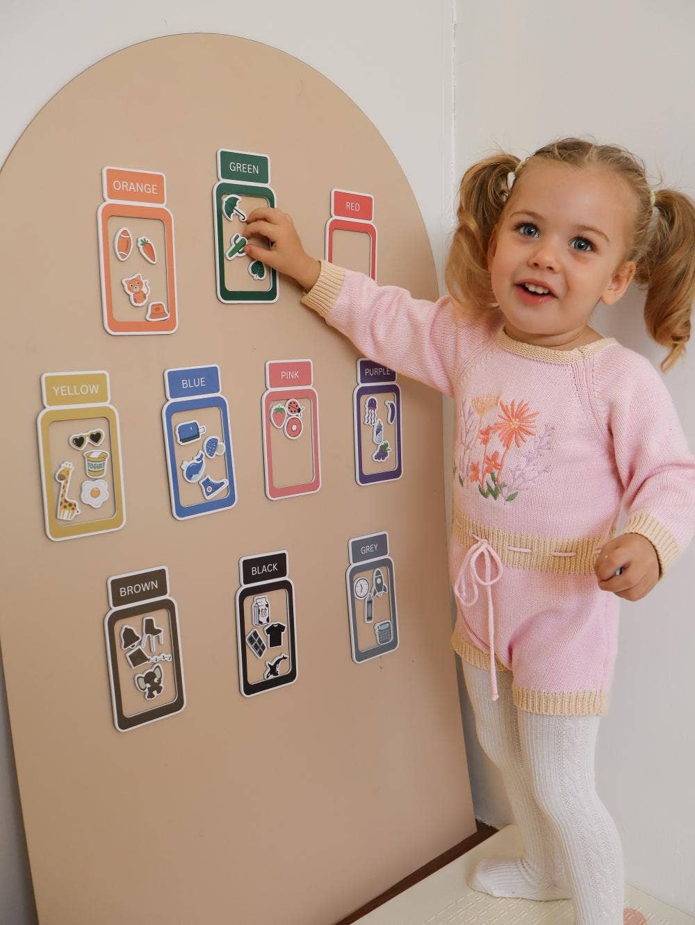 Smartypals Toys Magnetic Colour Sorting Jars | Montessori Sorting Jars