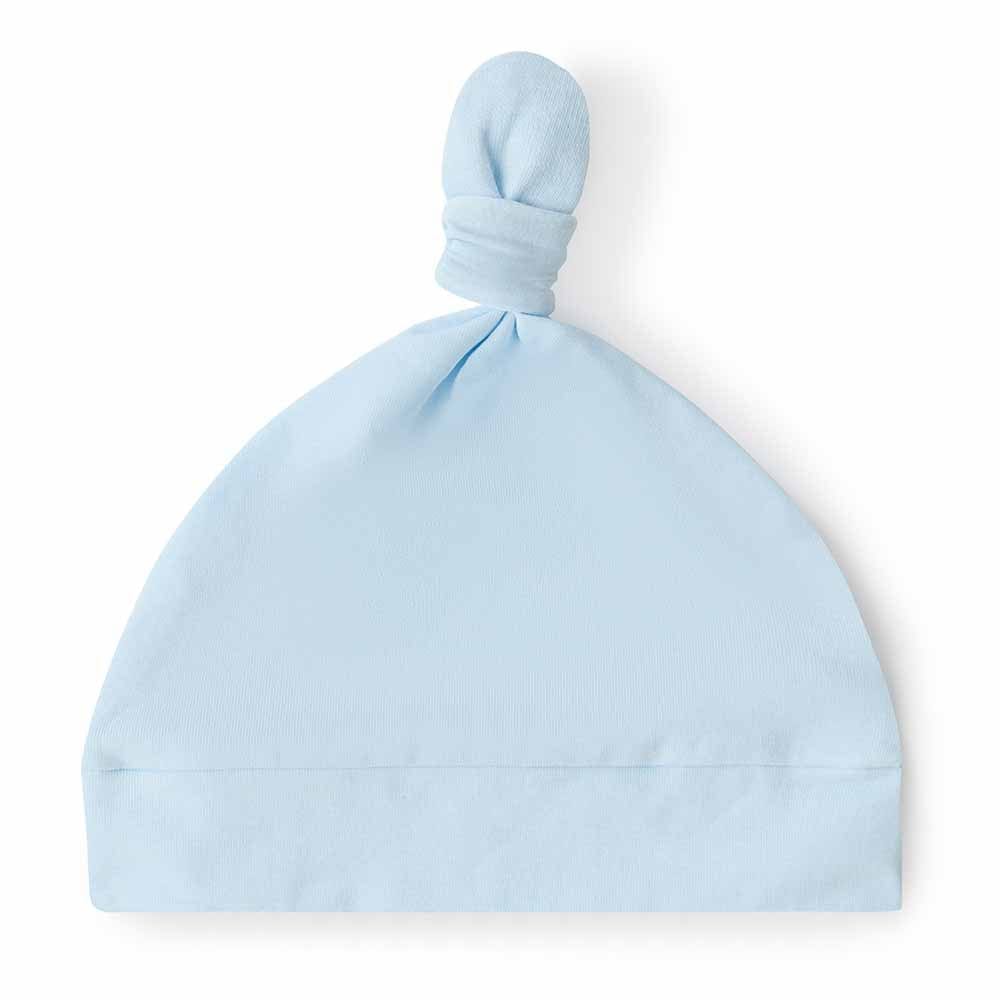 Snuggle Hunny Kids Accessories Hats Baby Blue Organic Knotted Beanie