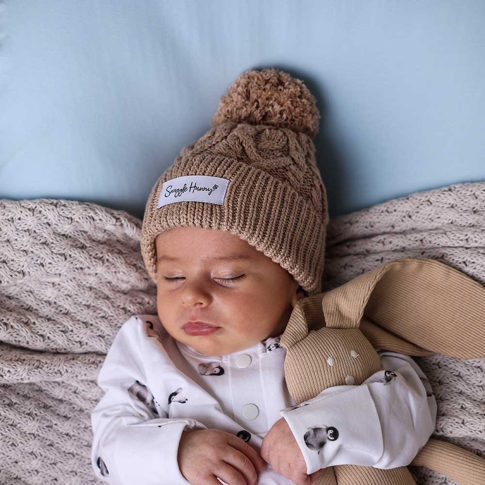 Snuggle Hunny Kids Accessories Hats Hazelnut Organic Knit Beanie