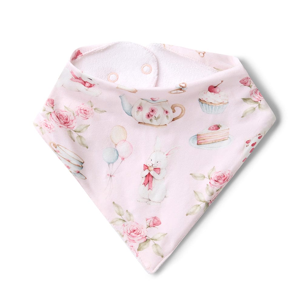 Snuggle Hunny Kids Accessory Bib Alices Tea Party Dribble Bib