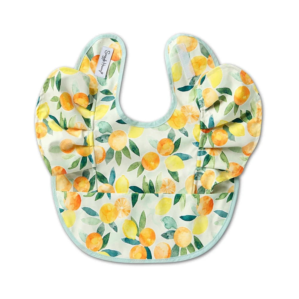 Snuggle Hunny Kids Accessory Bib Citrus Squeeze Frill Snuggle Bib