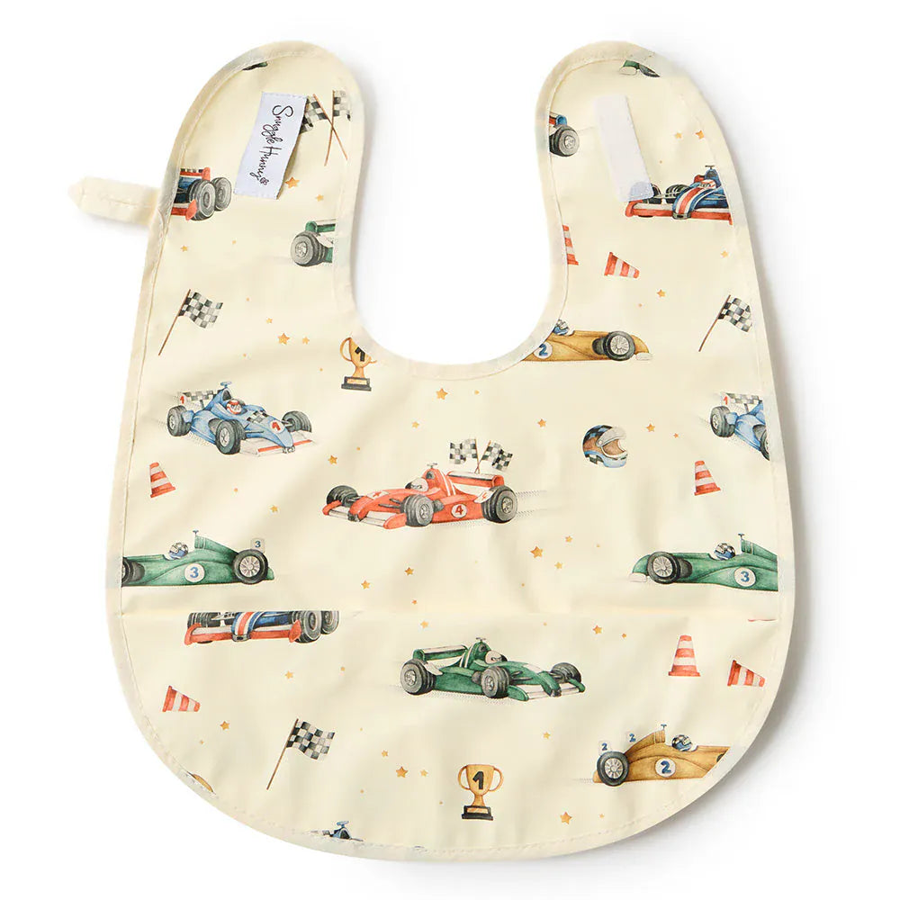 Snuggle Hunny Kids Accessory Bib Little Racers Snuggle Bib