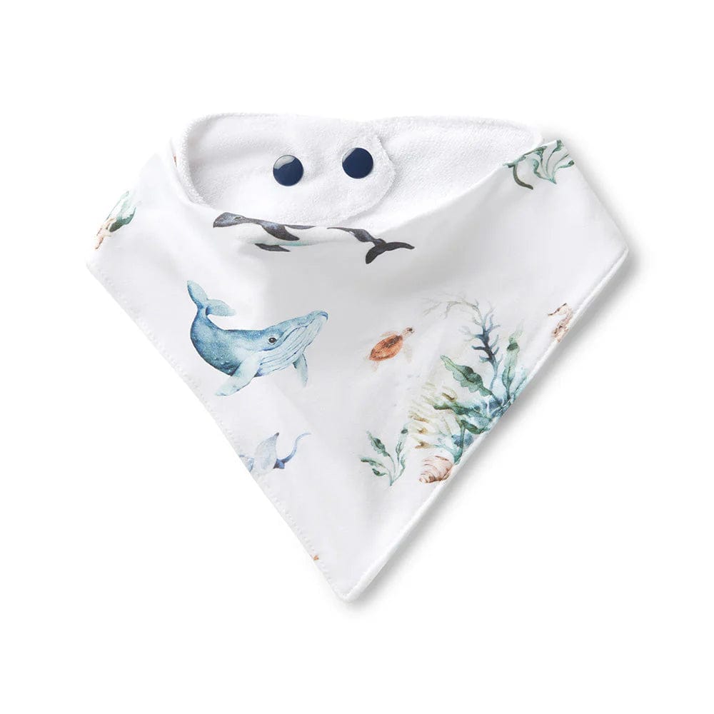 Snuggle Hunny Kids Accessory Bib Ocean Organic Dribble Bib