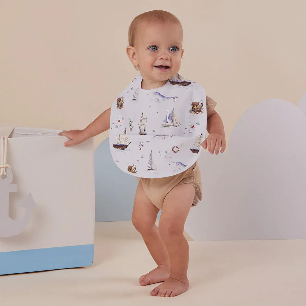 Snuggle Hunny Kids Accessory Bib Set Sail Snuggle Bib