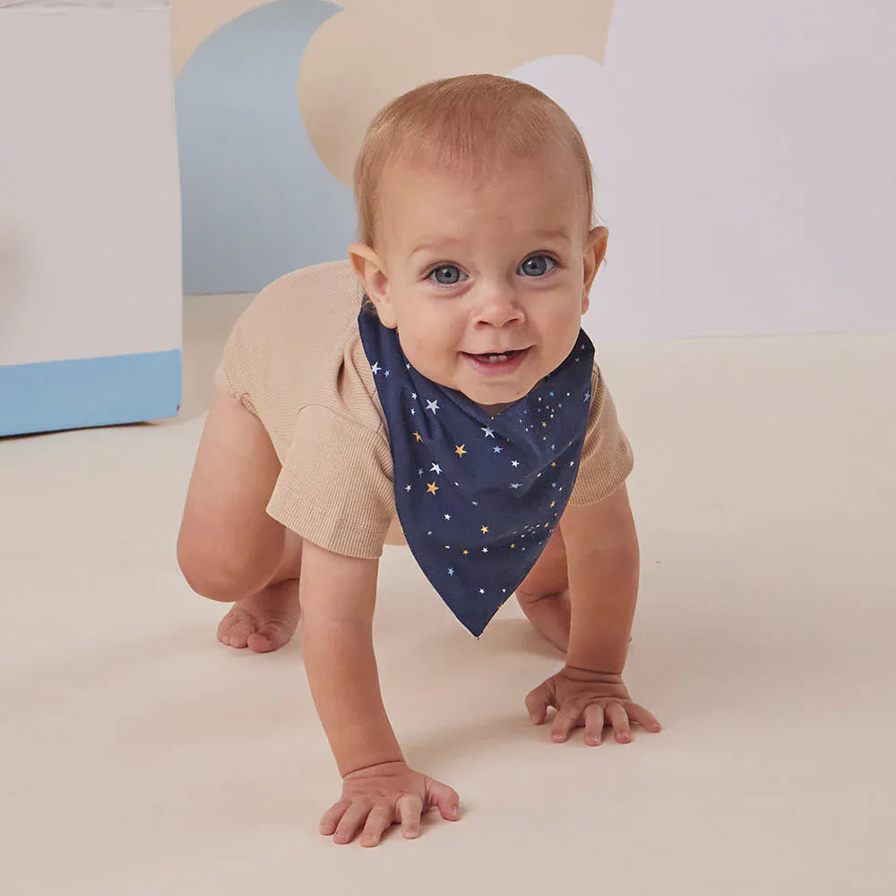 Snuggle Hunny Kids Accessory Bib Starry Night Organic Dribble Bib