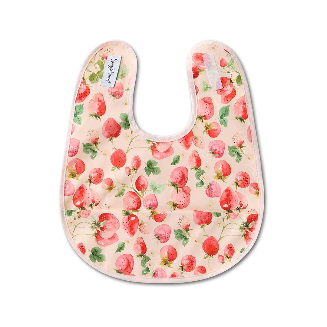 Snuggle Hunny Kids Accessory Bib Strawberry Snuggle Bib