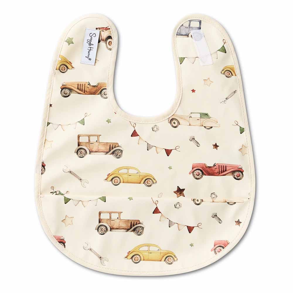 Snuggle Hunny Kids Accessory Bib Vintage Cars Snuggle Bib