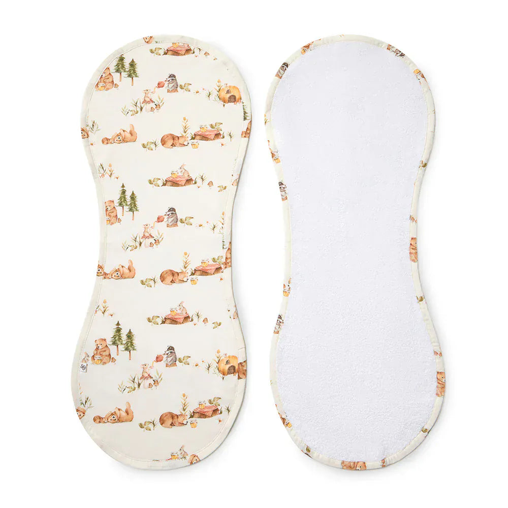 Snuggle Hunny Kids Accessory Feeding Bears Organic Cotton Burp Cloth