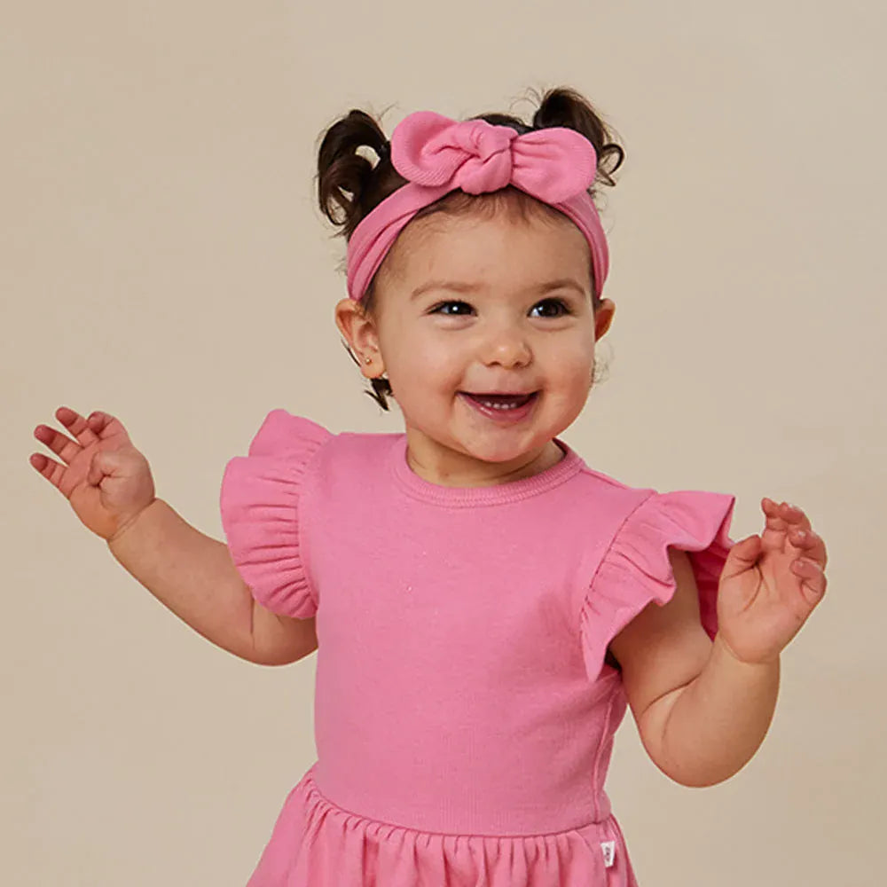 Snuggle Hunny Kids Accessory Hair Candy Ribbed Organic Topknot