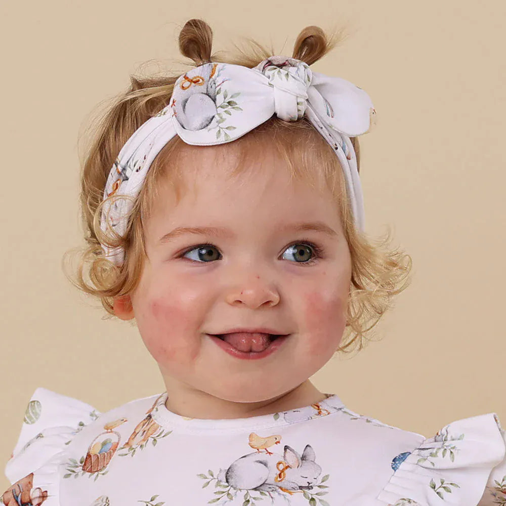 Snuggle Hunny Kids Accessory Hair Flopsy Bunnies Organic Topknot