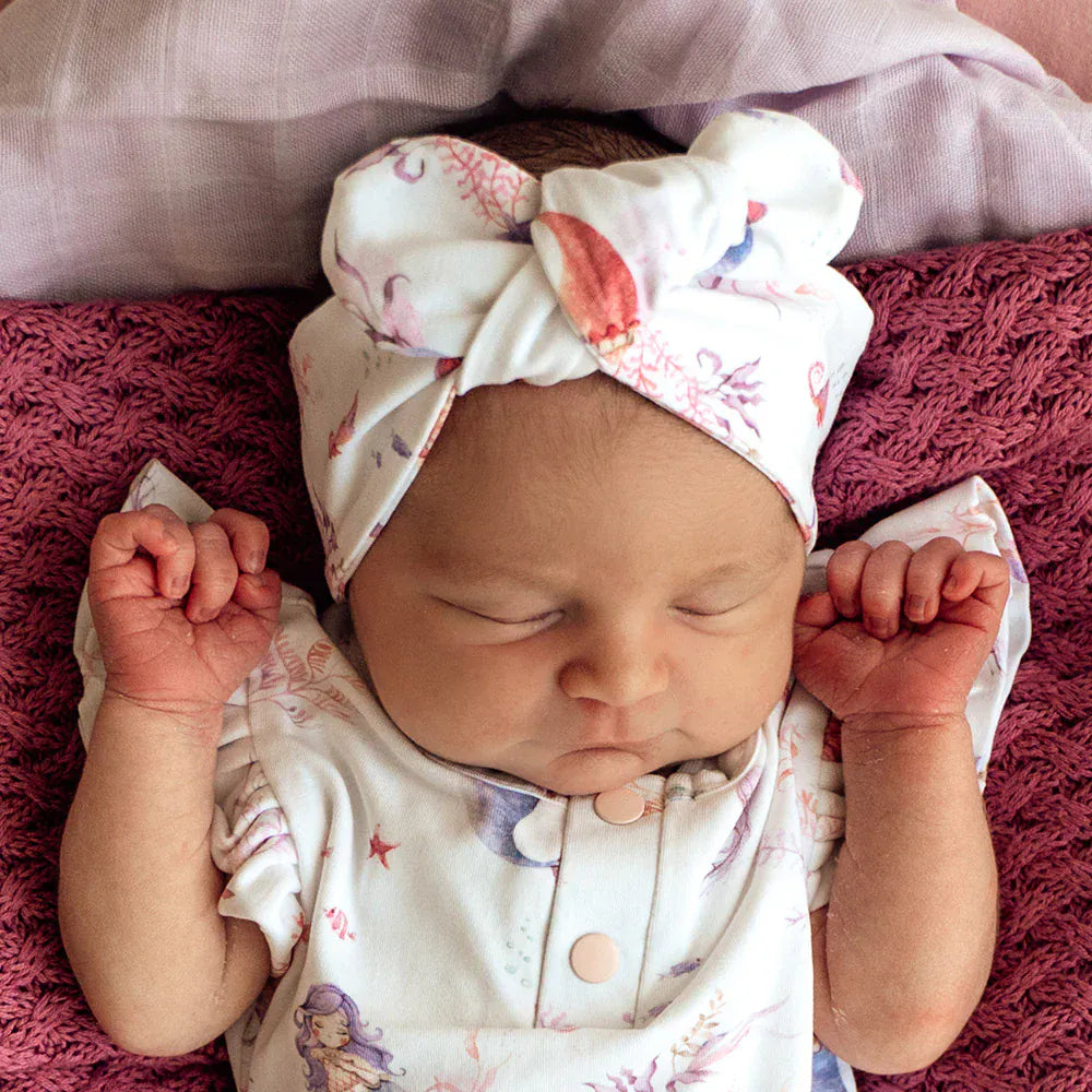 Snuggle Hunny Kids Accessory Hair Mermaid Organic Topknot