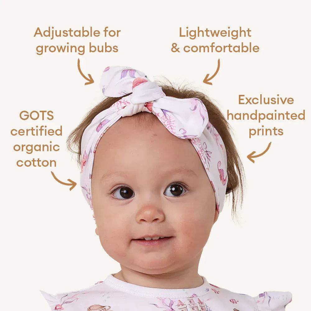 Snuggle Hunny Kids Accessory Hair Mermaid Organic Topknot