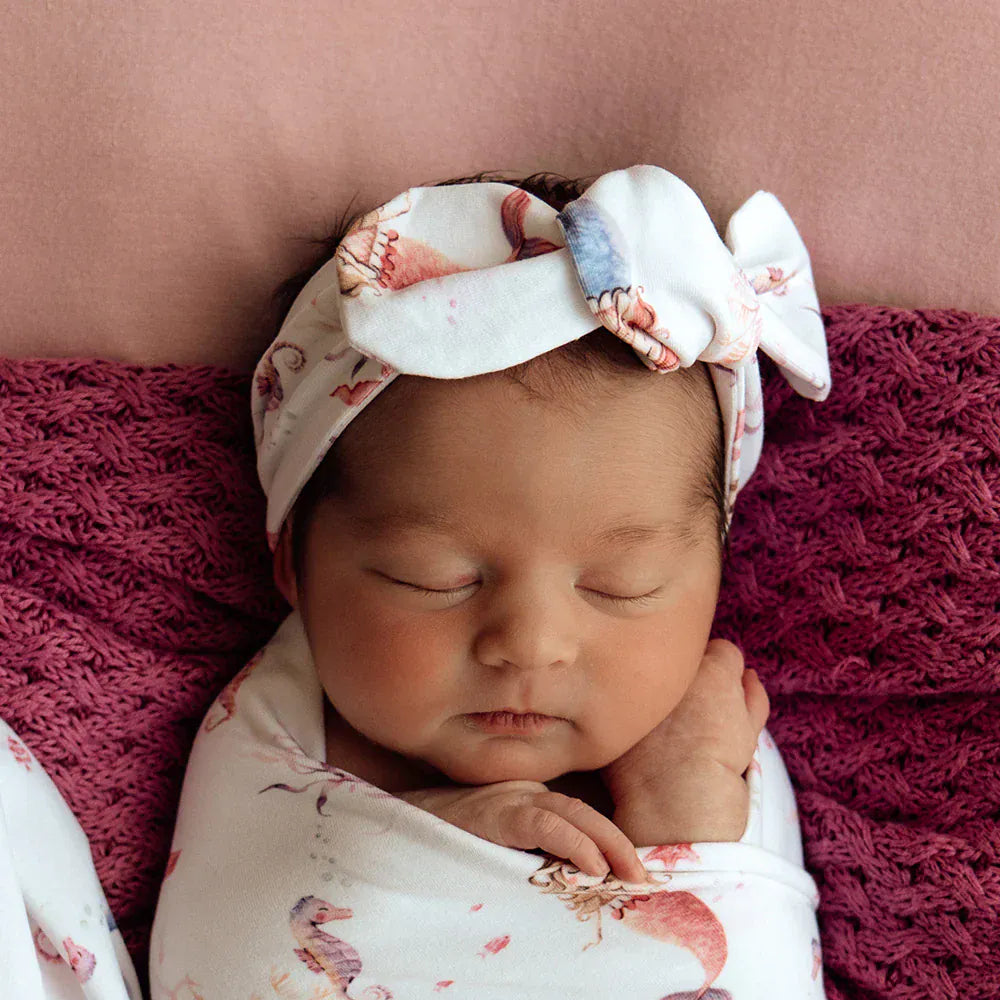 Snuggle Hunny Kids Accessory Hair Mermaid Organic Topknot