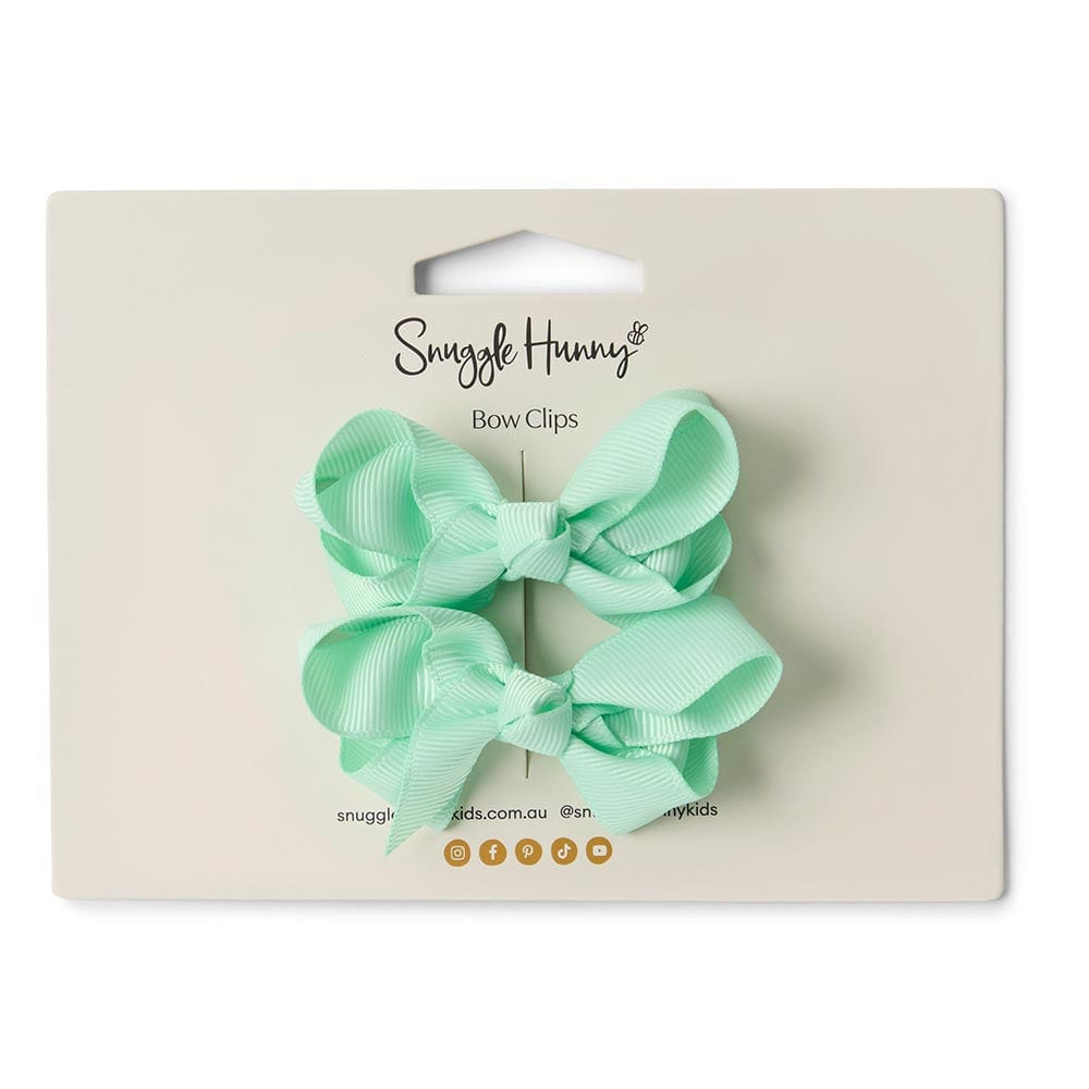 Snuggle Hunny Kids Accessory Hair New Snuggle Hunny Piggy Tail Bow Clips