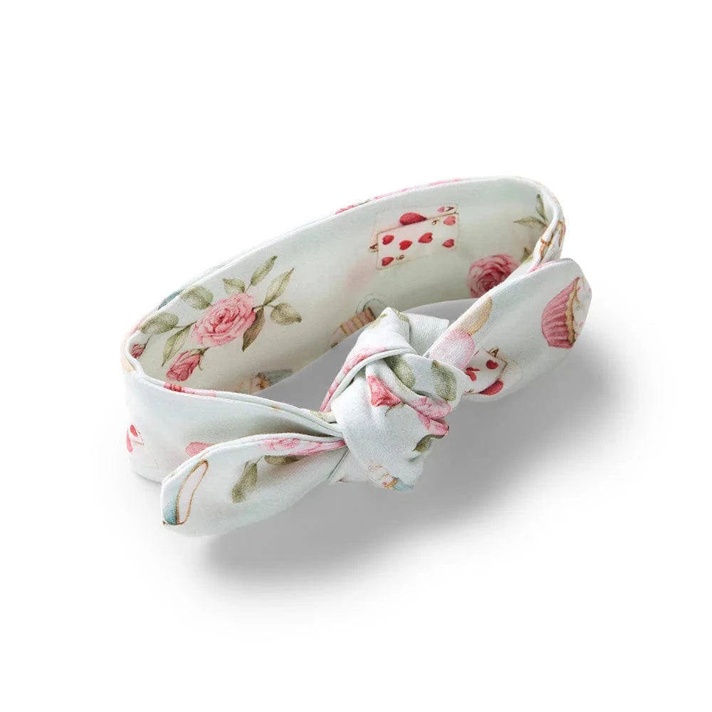 Snuggle Hunny Kids Accessory Hair White Rabbit Organic Topknot