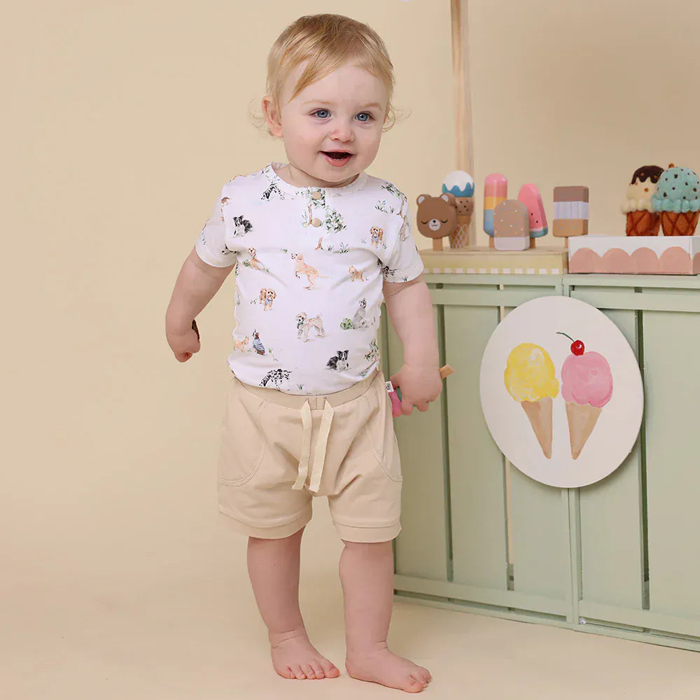 Snuggle Hunny Kids Boys Pants Babyccino Organic Shorts