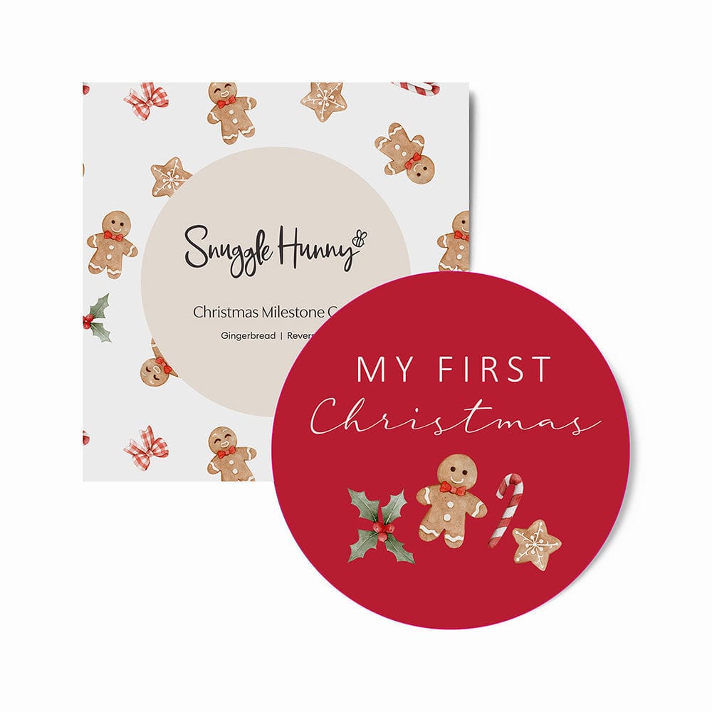 Snuggle Hunny Kids Gift Misc Gingerbread Reversible Single Milestone Card