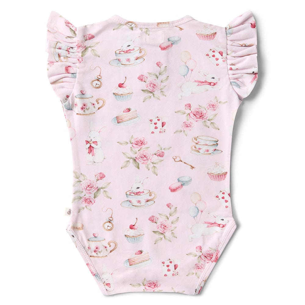 Snuggle Hunny Kids Girls Dress Alice's Tea Party Bodysuit