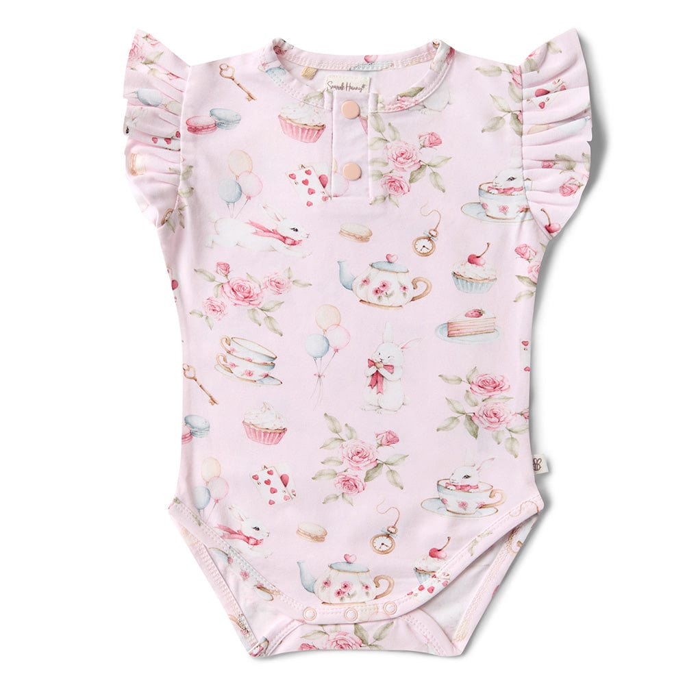 Snuggle Hunny Kids Girls Dress Alice's Tea Party Bodysuit