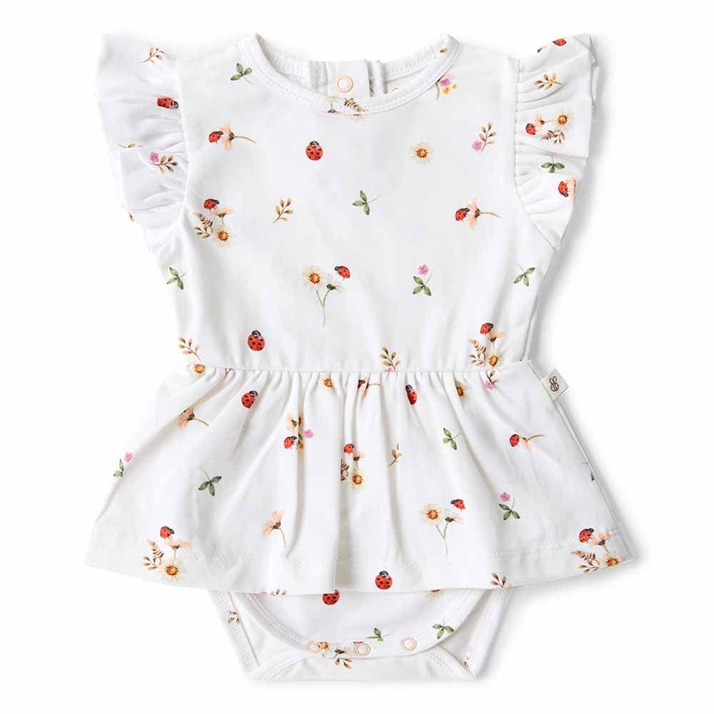 Snuggle Hunny Kids Girls Dress Ladybug Organic Dress