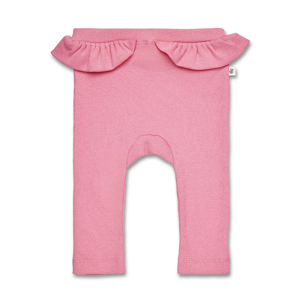 Snuggle Hunny Kids Girls Pants Candy Organic Pants with Frill