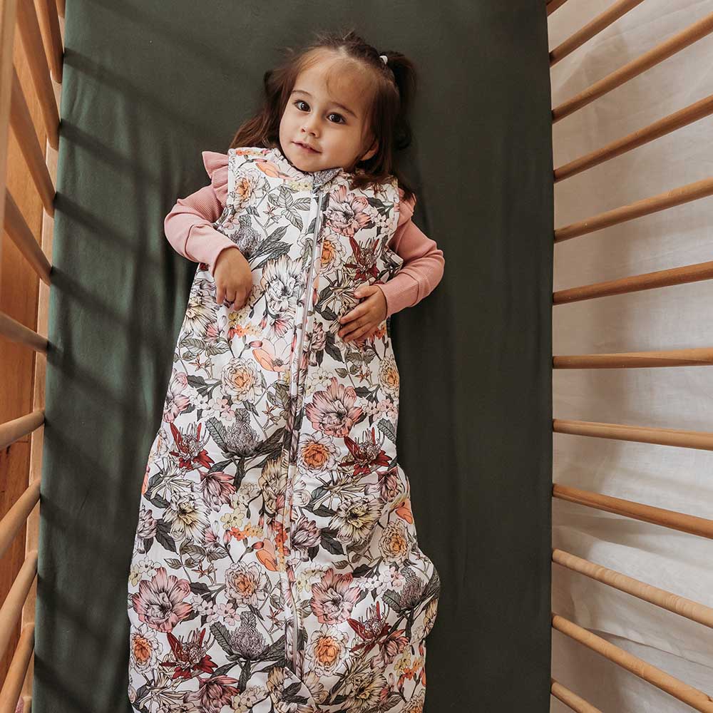 Snuggle Hunny Kids Linen Sheets Australiana Organic Sleeping Bag 2.5 Tog