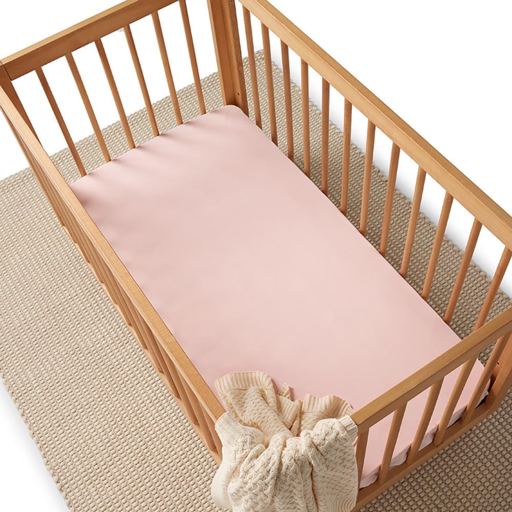 Pink cot sheets hotsell