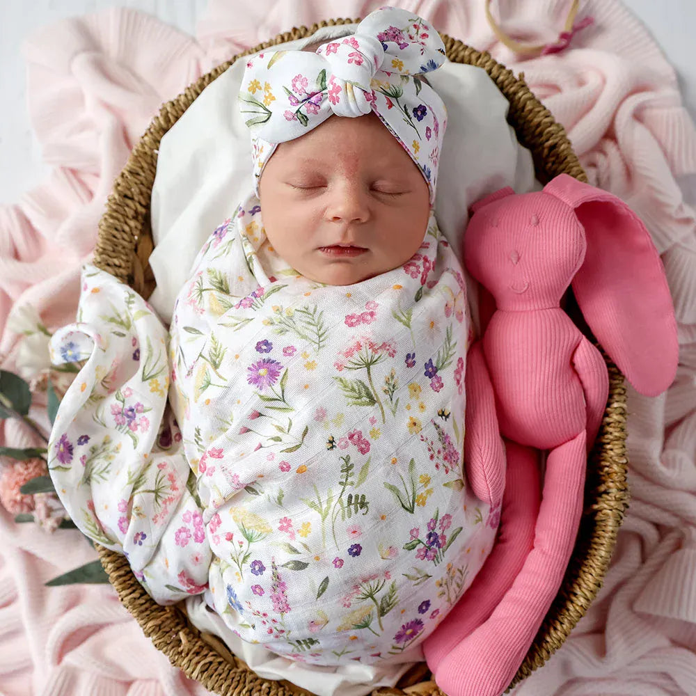 Snuggle Hunny Kids Linen Sheets Gracie Organic Muslin Wrap