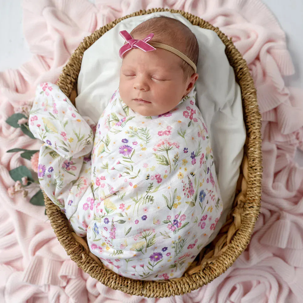 Snuggle Hunny Kids Linen Sheets Gracie Organic Muslin Wrap