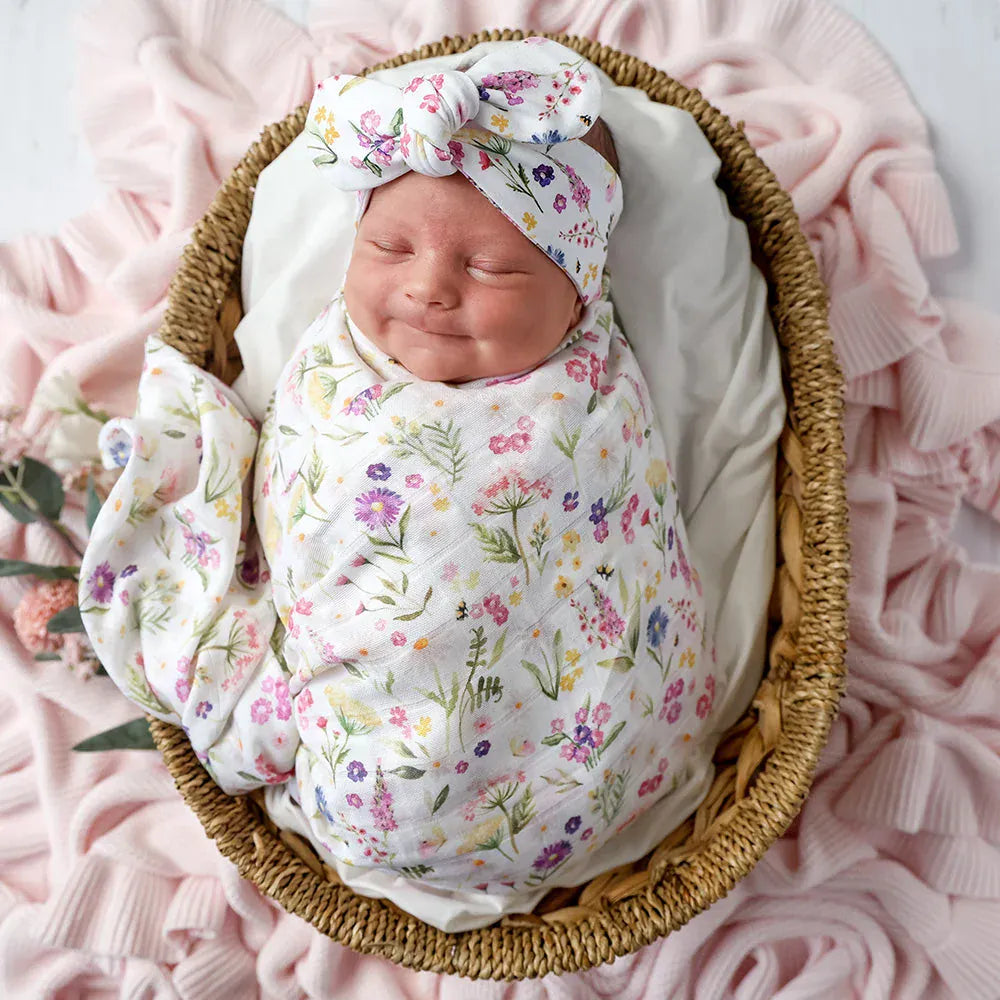 Snuggle Hunny Kids Linen Sheets Gracie Organic Muslin Wrap