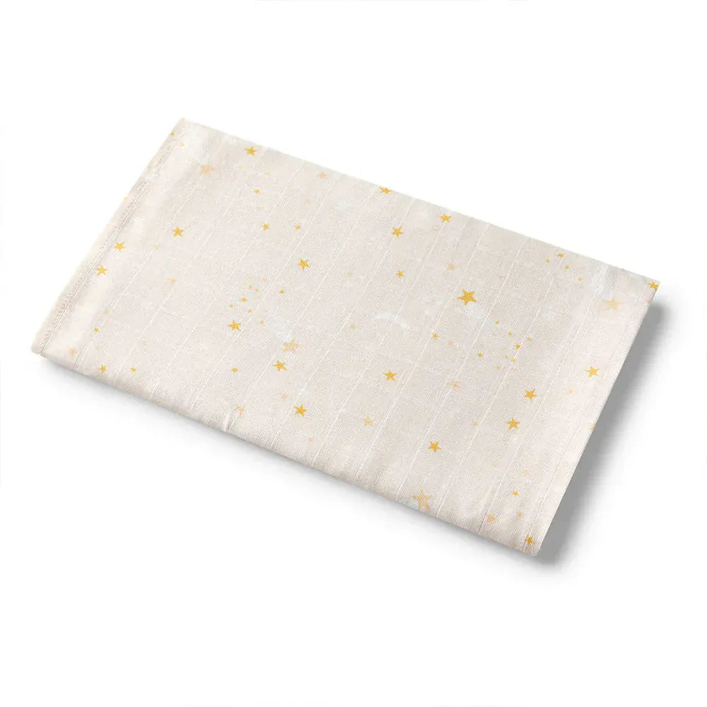 Snuggle Hunny Kids Linen Sheets Stardust Organic Muslin Wrap