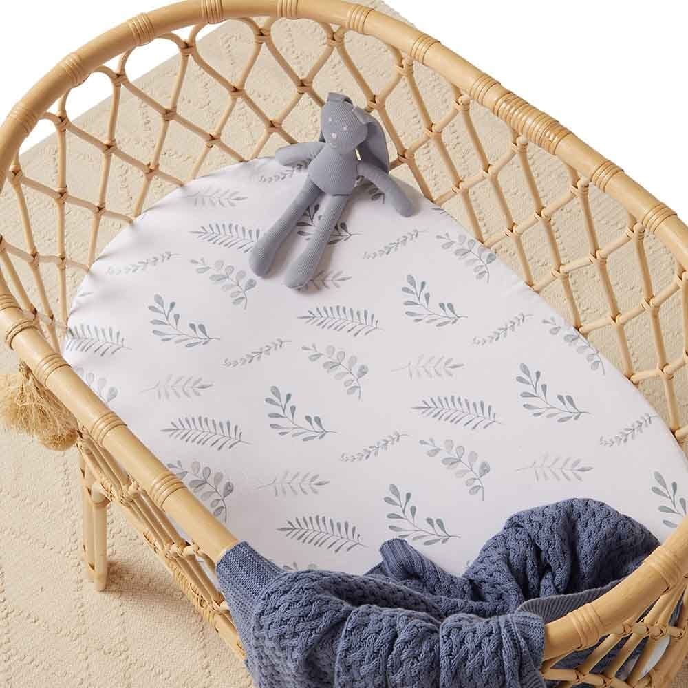 Snuggle Hunny Kids Linen Sheets Wild Fern Snuggle Hunny Bassinet Sheet & Change Pad Cover 2 n 1 Wild Fern